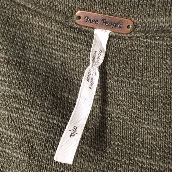 Free People Highway mini Dress vest sz SMALL Oversized - Picture 7 of 9